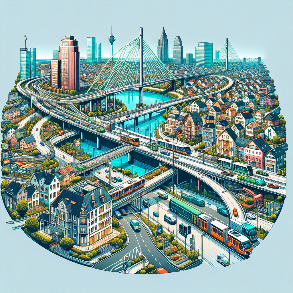 Verkehrsanbindung und Mietspiegel in Düsseldorf Hamm